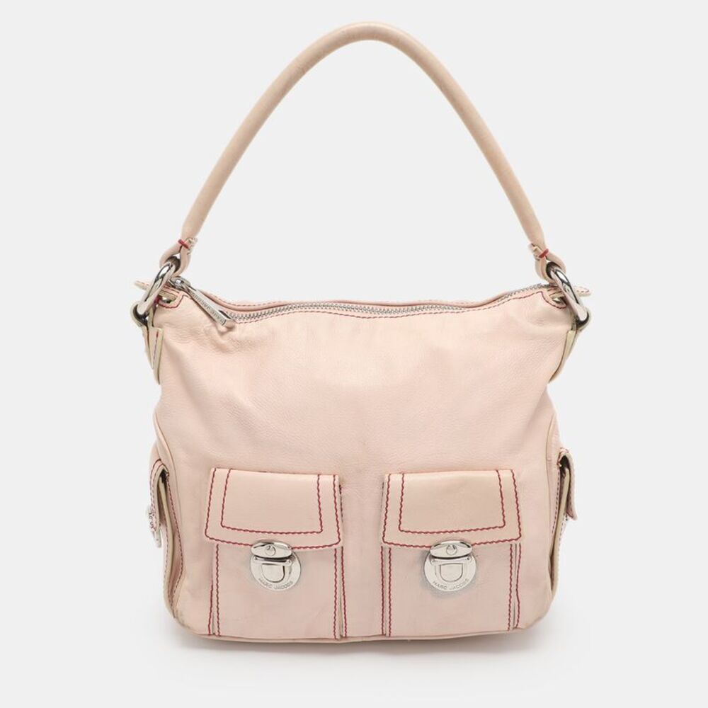 Marc Jacobs Blake Blush Pink Leather Hobo